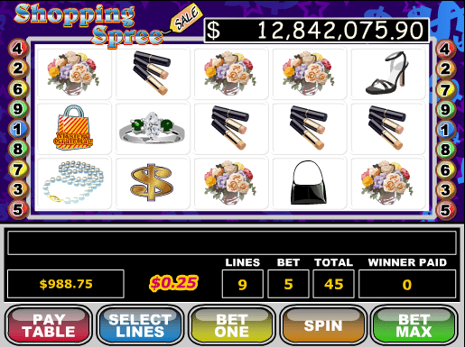 free slots shopping spree game